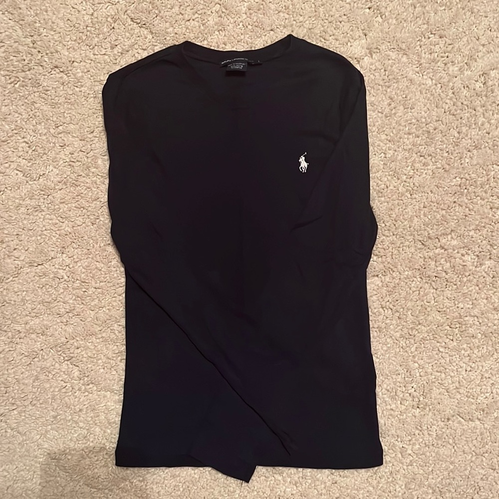 Women’s long sleeve blue shirt